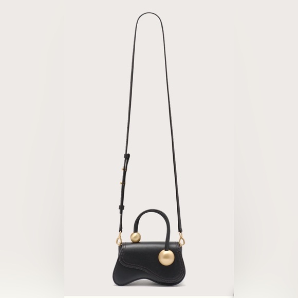 NEW CULT GAIA KAZIA NANO CROSSBODY BAG $398 - Black - Picture 3 of 4